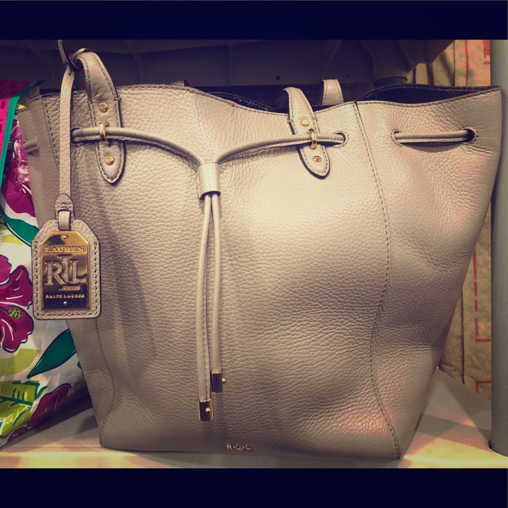 Ralph Lauren’s leather tote